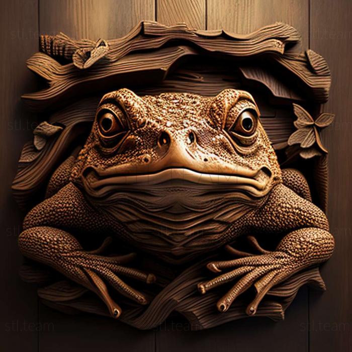 3D модель Bufo sachalinensis (STL)